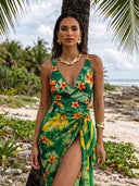 Mira-Floral Wrap Suit ♥