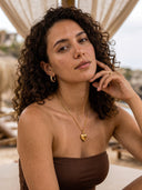 LENA-LOCKET HEART NECKLACE