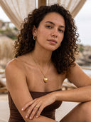 LENA-LOCKET HEART NECKLACE