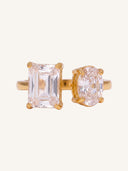 LENA-DOUBLE STONE RING ♥