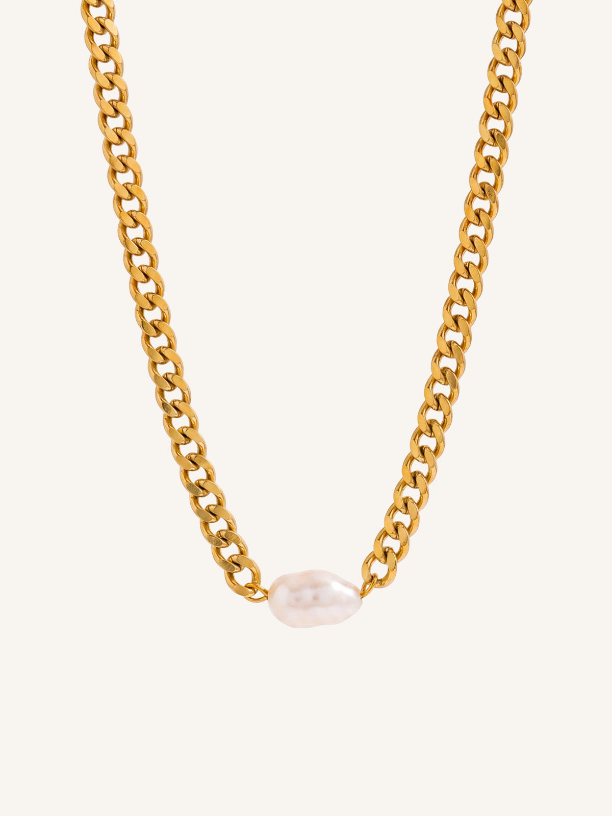 Mila-Luxe Pearl Choker