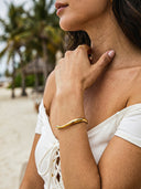 ARIA-MINIMAL WAVE CUFF ♥
