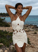 Lora-Floral Crochet Dress ♥