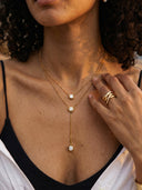 AYLIN-SPARK DROP NECKLACE