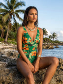 Mira-Floral Wrap Suit ♥
