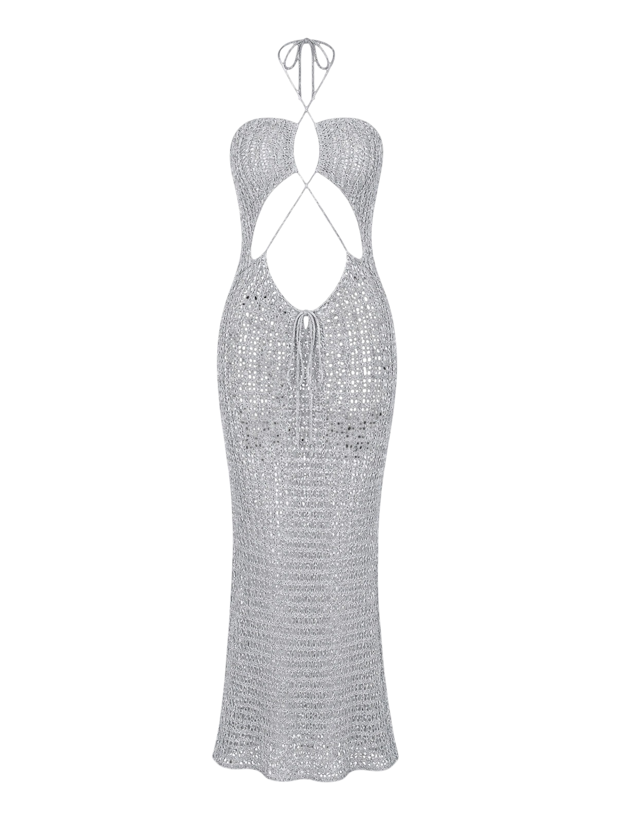 Lora-Cutout Knit Dress