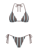 Kira-Stripe Tie Bikini ♥