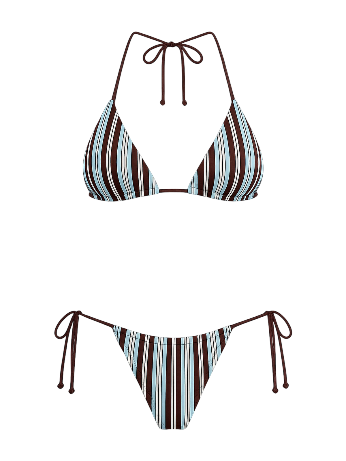 Kira-Stripe Tie Bikini