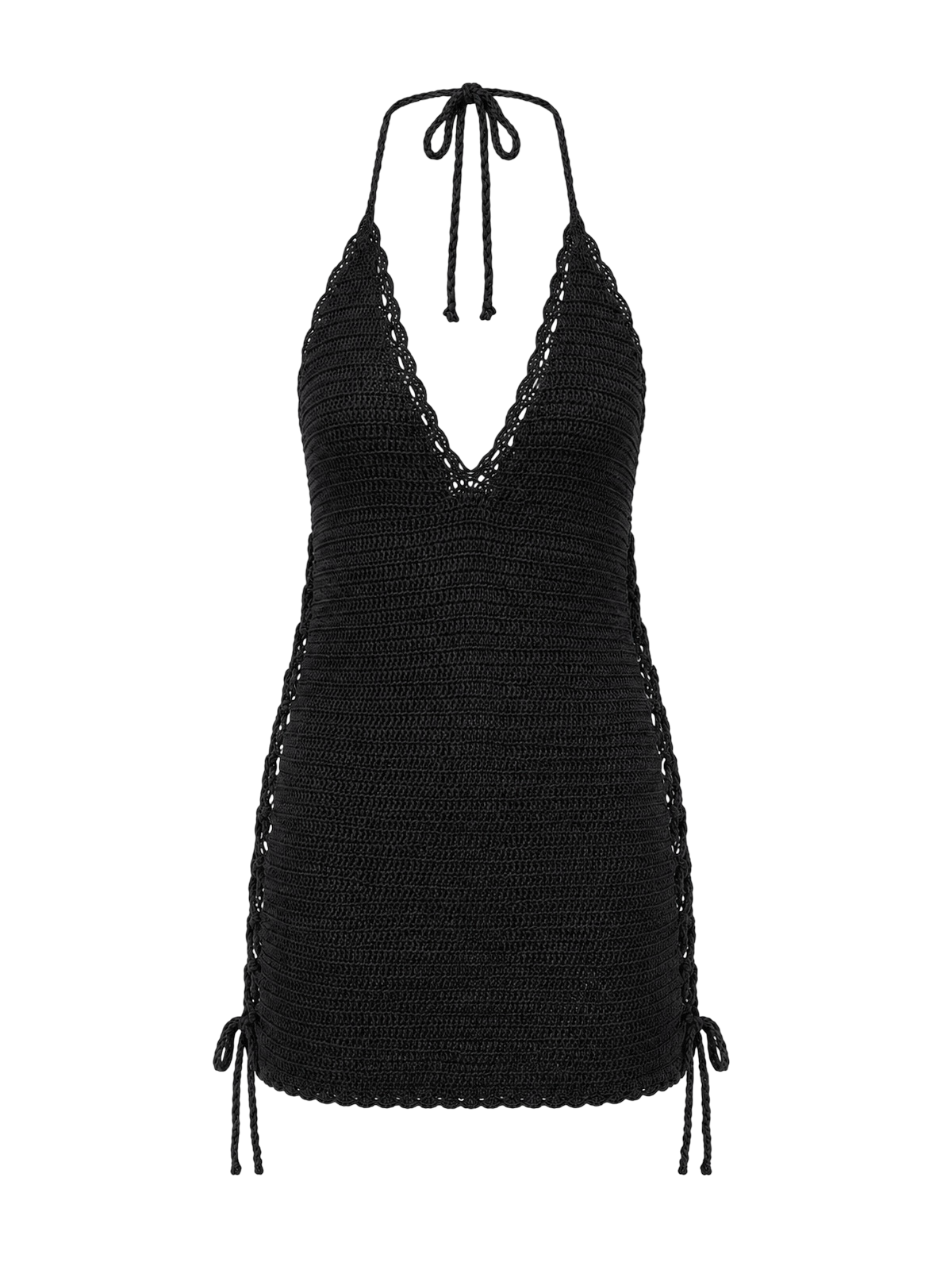 Ivy-Crochet Mini Dress
