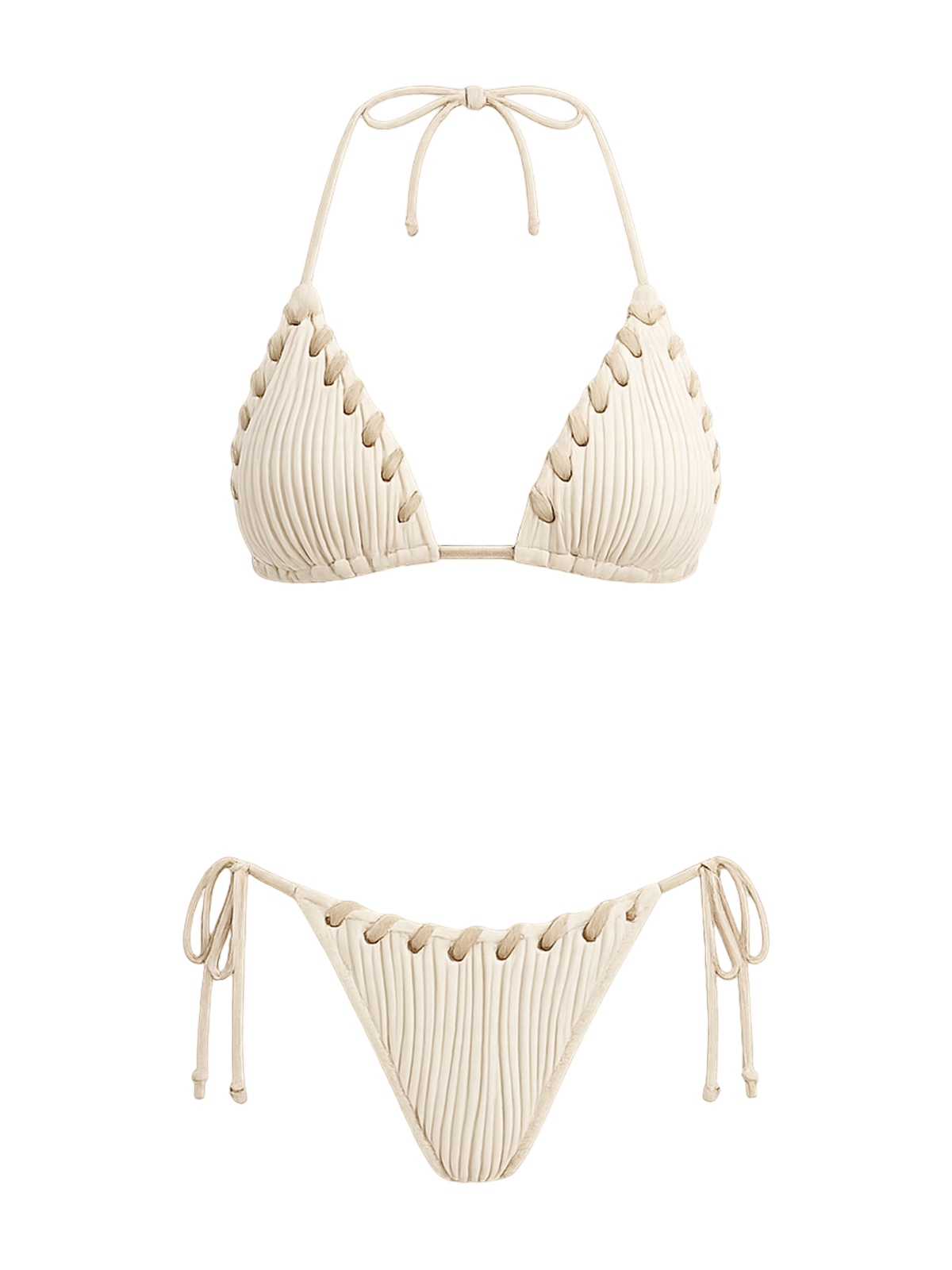 Ayla-Woven Bikini Set