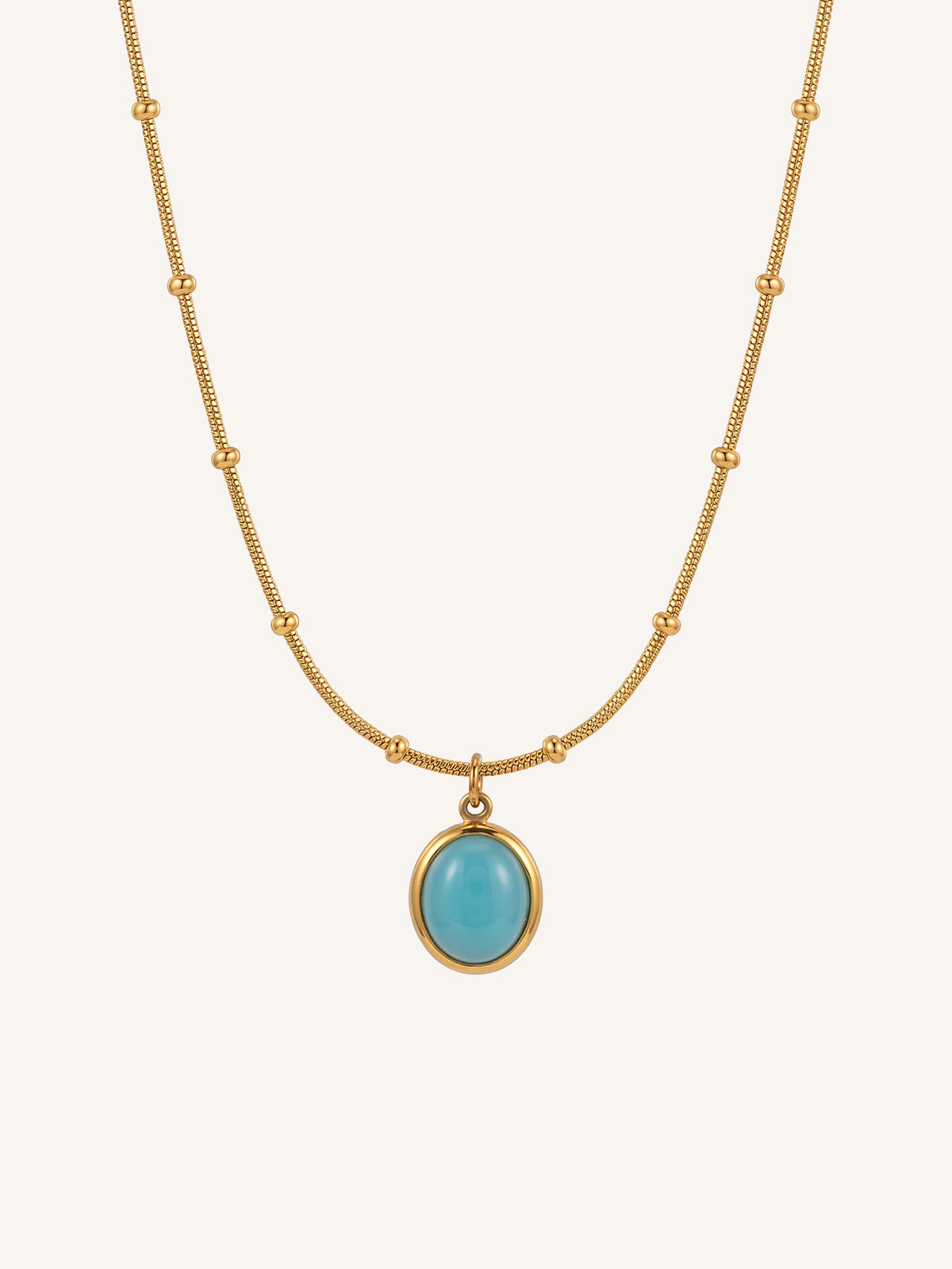 Lyra-Oval Charm