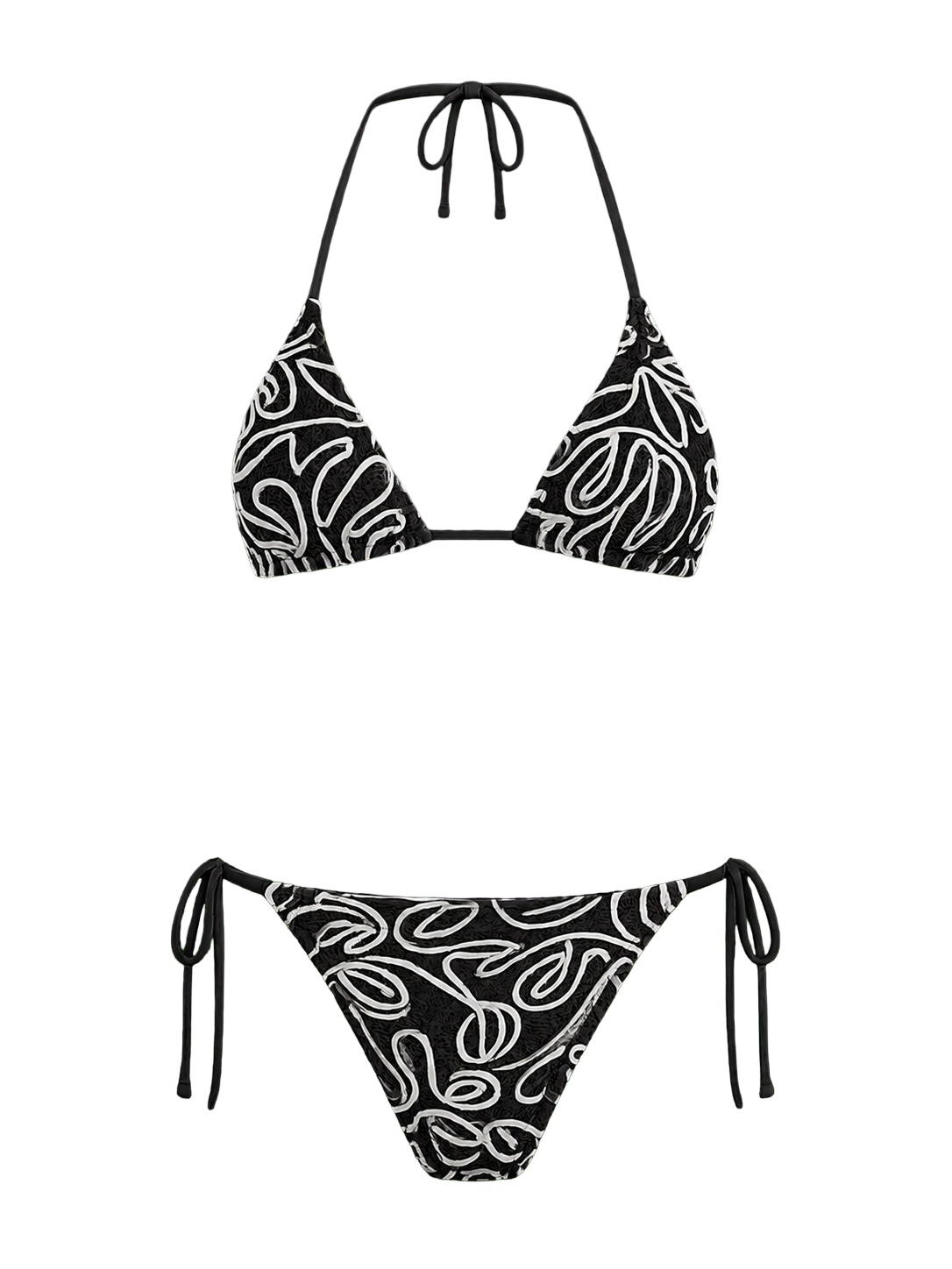 Zara-Lace Tie Bikini