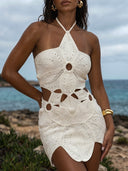 Lora-Floral Crochet Dress ♥